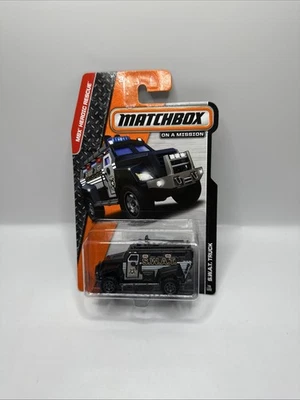 2013 MATCHBOX MBX HEROIC RESCUE S.W.A.T. TRUCK - BLACK - 78 OF 120 - Image 1 of 4