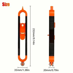 High Precision Contour Gauge Scribing Ruler for Professional Woodworking - Picture 1 of 7