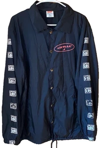 Airwalk x Jeff Staple Collab Button Jacket Black Red Size XL - Picture 1 of 11