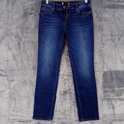 KUT From The Kloth Catherine Boyfriend Jeans Womens Size 6 Blue Stretch Denim - Image 1 of 4