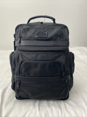 "Mochila corta Tumi Alpha 2 II negra grande 17"" equipaje de mano de viaje computadora portátil" Foto 1 de 4