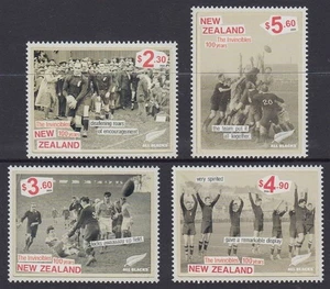 NEW ZEALAND 2024 THE INVINCIBLES 100 YEARS (RUGBY) SET (x4) MNH (ID:NZS3321) - Picture 1 of 1
