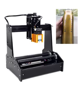 Portable 15W Cylindrical Laser Engraving Machine Desktop Metal Engraver Printing - Picture 1 of 16