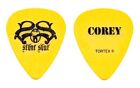 Stone Sour Corey Taylor Signature Yellow Guitar Pick   2007 Tour Slipknot