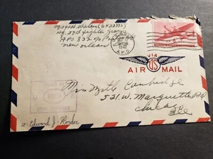 APO 832 FORT COBBE, CANAL ZONE 1942 Censored WWII Army Cover 37 FIGHTER Group - Picture 1 of 2
