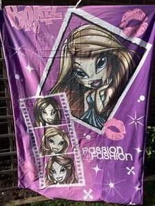 Bratz Y2K Single Quilt Duvet Cover Pillow Case Used, Passion 4 Fashion Pink - Picture 1 of 8