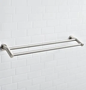 28" CEELEY COLLECTION DOUBLE TOWEL BAR - CHROME 916741 - Picture 1 of 7