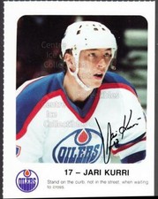 1986-87 Edmonton Oilers Red Rooster #18 Jari Kurri