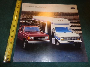 1989 FORD CHASSIS-CAB SALES BROCHURE / FOLDER / ORIGINAL DEALERSHIP ITEM! - Picture 1 of 5
