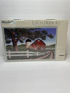 WONDERART Latch Hook Kit COUNTRY BARN 4426 CARON 30”x50” New Sealed Complete NIB - Picture 1 of 3