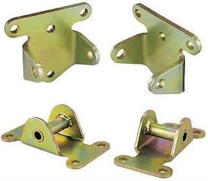 Solid Motor Engine Mount Combo SBC Chevy Frame Mount Rat Rod Hot Street stock - Picture 1 of 1