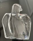 Vintage Orrefors Crystal Art Glass Eagle Signed Ollie Alberius Large Heavy