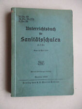 Heeres-Dienstvorschrift 59 " Unterrichtsbuch für Sanitätsschulen " vom Mai 1936