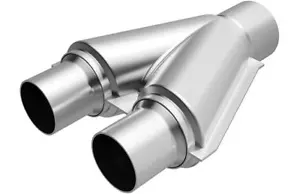 MagnaFlow Stainless Steel Y-Pipe transition Exhaust DIA 2.5/2.5 IN #10768 - Foto 1 di 3