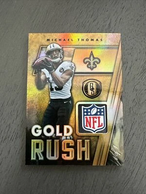Gold Standard Michael Thomas Gold Rush 2019 1 de 1 NFL Shield New Orleans Saints Foto 1 de 2