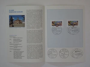 Bund Erinnerungsblatt 2007/4 mit ESST Mi.Nr. 2581,2595 Saarland - Bild 1 von 1