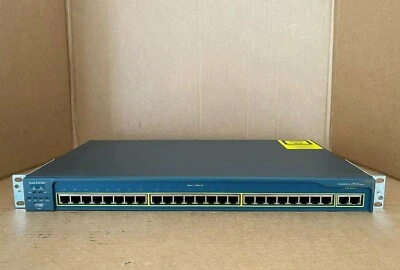 Cisco 2950T-24 with Brackets (Cisco Catalyst WS-C2950T-24) For CCNA CCNA Lab - Image 1 of 4