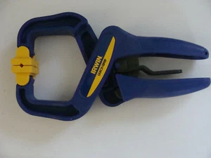 Irwin Quick Grip Release Handi Clamp Locking Blue Resin Tool #59200 2" - Picture 1 of 3