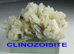 CLINOZOSITE -275 CARATS ZAGI’S MOUNTAIN CLINOZOISITE FROM PAKISTAN, (Gv-14), - Picture 1 of 7