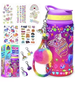 Decorate Your Own Water Bottle Kits for Girls - 5 6 7 8 Year Old Kids Gifts - Picture 1 of 7
