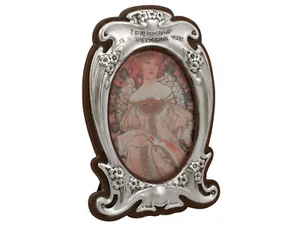 Antique Art Nouveau Style Sterling Silver Photograph Frame - Picture 1 of 9