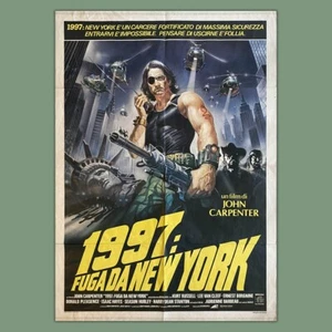 Poster Manifesto 1997 Fuga Da New York Escape from New York (1981) - Imagen 1 de 4