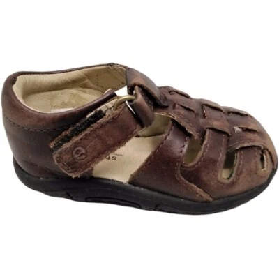 Сандалии Stride Rite SRT Harper детские размер 5 повседневные сандалии коричневые бывшие в употреблении - Изображение 1 из 3