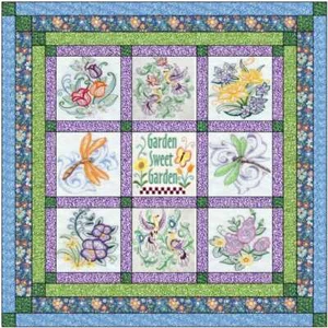 Quilt Kit Summer Garden w/Finished Blocks/Precut Ready to Sew - Picture 1 of 1