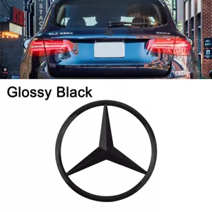 Auto Hinten Heckklappe Für Mercedes Benz GLC W253 Glänz Schwarz Abzeichen Emblem - Bild 1 von 5