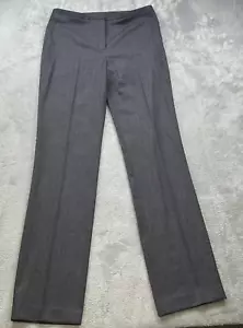 Tahari Slacks Dress Pants Women Size 6 Grey Straight Leg Office Career Wear - Picture 1 of 15