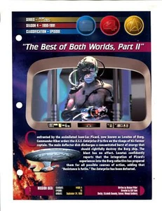 1997 Newfield Publications Star Trek Universe - "The Best of Both Worlds Part 2" - Picture 1 of 2