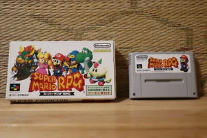 Super Mario RPG w/box Nintendo Super Famicom SFC Very Good Condition! - Picture 1 of 4