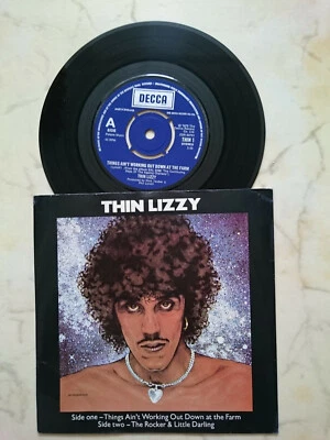 Thin Lizzy Things Ain't Working Out Down at the Farm *Megarare UK Decca Thin1 EP Foto 1 de 2