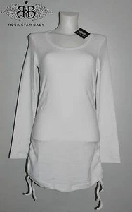 # RSB ROCK STAR BABY FRAUEN SWEATSHIRT MAMAS MAGGIE TOP WEISS Gr.M 07-35 B10 OT1 - Bild 1 von 1