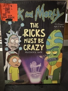 Rick and Morty The Ricks Must Be Crazy Game Multiverse Game New In Box Sealed - Picture 1 of 2