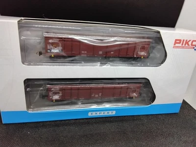 Set de 2 wagons tombereau FS PIKO 58238 en HO - Imagen 1 de 2