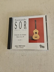 Alain PREVOST ,Fernando SOR , INTEGRALE DES ETUDES OPUS 6 et 29. Vol 1, 1991 - Picture 1 of 3