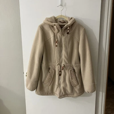 Abrigo Chaqueta de Invierno Sherpa Polar Koolaburra By Ugg Beige Talla Mediana Foto 1 de 4