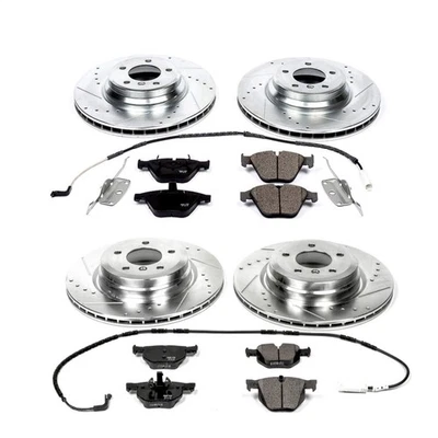 Kit de frenos de disco Powerstop K2883 para 07-10 Bmw 335I Xdrive 335Xi Foto 1 de 4