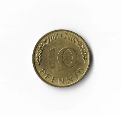 1971 Germany - 10 Pfennig - 226 - Brass Clad Steel - 4g - Image 1 of 2