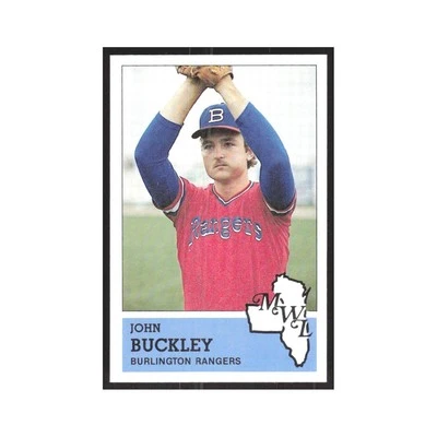 1983 Fritsch Minor League John Buckley Burlington Rangers #20.0 - Image 1 of 3