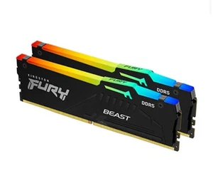 Kingston Fury Beast RGB 16GB (2x8GB) 5200MHz DDR5 RAM - Photo 1/2