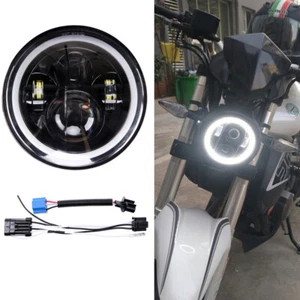 Faros LED redondos 75W para Harley Davidson FLD Touring modelos Softail de 7" EE. UU. - Imagen 1 de 12