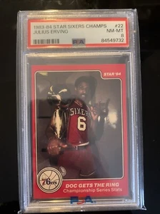 Philadelphia 76ers 1983-84 Star Co. Complete NBA Champions Set (25 Cards) Sixers - Picture 1 of 7