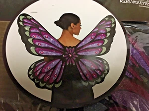 Amscan Purple Passion Wings New in package (Big wings) - Picture 1 of 4