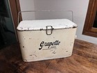 Vintage VERY RARE GRAPETTE Soda POP Cooler Model A1 TALL. Embossed Letters Orig