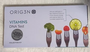 Mini Kit de Prueba de ADN Genético para el Hogar ORIG3N, Kit de Colección de Vitaminas NUEVO, SELLADO - Imagen 1 de 3