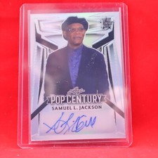 SAMUEL L. JACKSON 2023 LEAF POP CENTURY AUTO AUTOGRAPH SILVER PRIZM #1/1