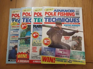 4 Advanced Pole Fishing Magazines -Issues 2,3,4,5 - 1995 - David Hall - Rarest!! - Picture 1 of 12