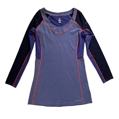 Nuevo sin etiquetas Vestido Tenis Merrell Para Mujer M Púrpura Mecha Rendimiento Cuello en V Manga Larga Foto 1 de 4